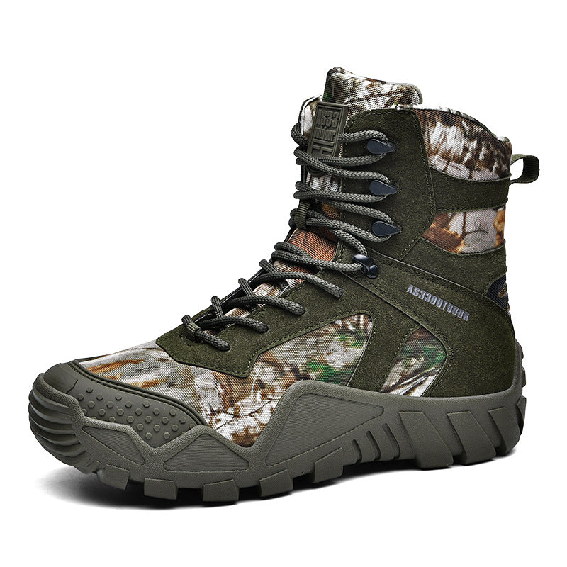 Tactical High-Top Outdoor Hiking Boots