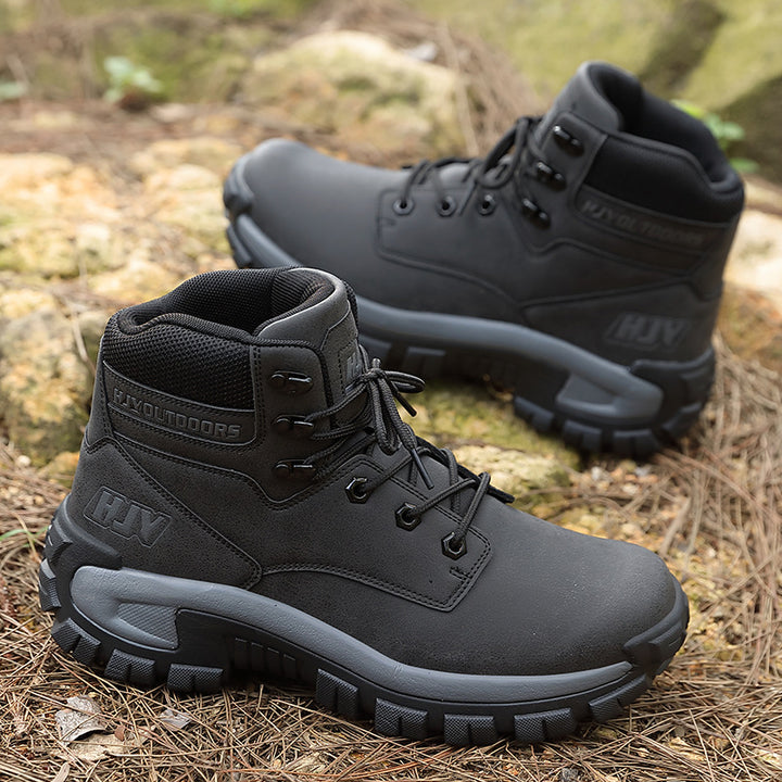 High-Top Outdoor Hiking Training Boots Large Size Shoes