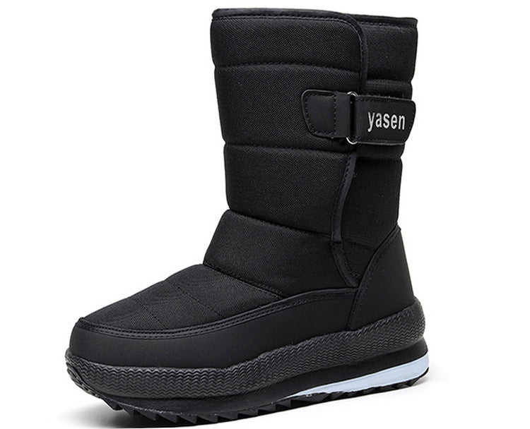 Men's Waterproof Fleece-Lined Snow Boots For Hiking Ski