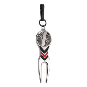 Golf Green Fork With Ball Marker Golf Repair Tool
