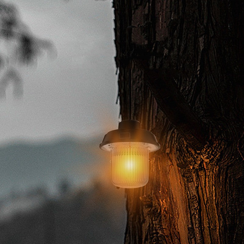 Retro Rechargeable Multi-Function Camping Lantern Portable Light