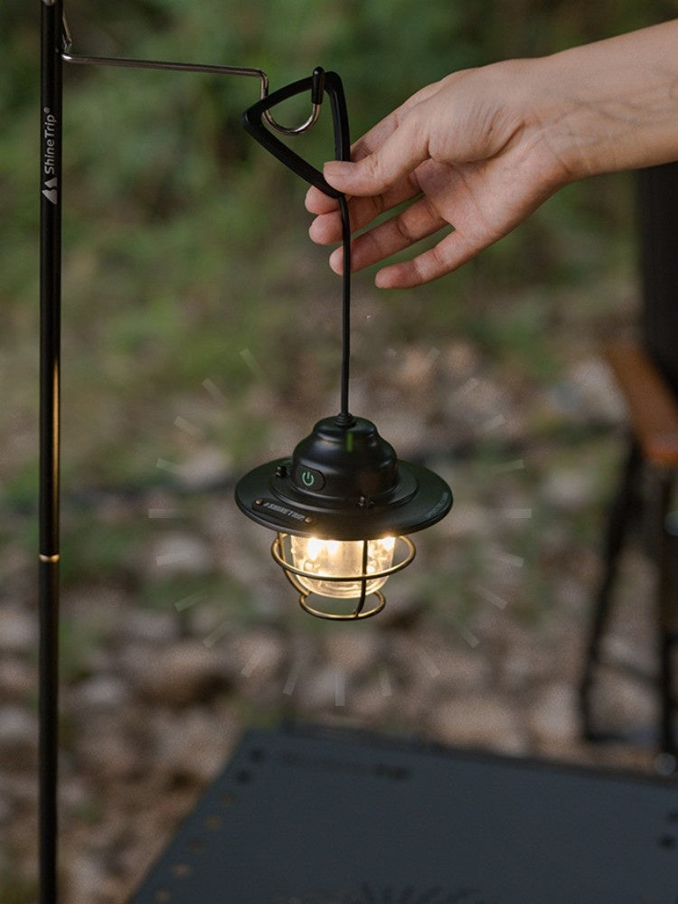 Shanqu Pine Cone Camping Lantern Chandelier Light