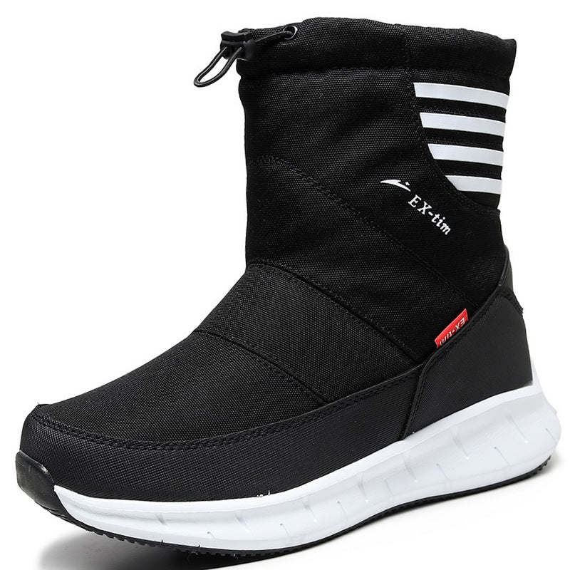 Men's Waterproof Fleece-Lined Snow Boots For Hiking Ski