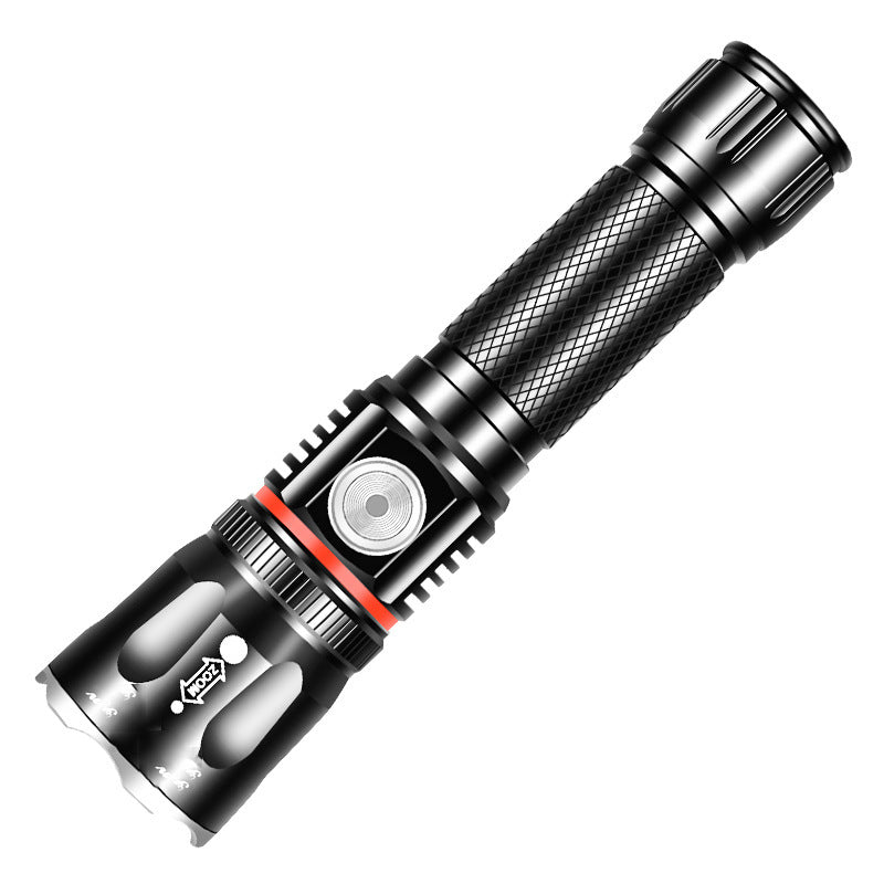 T6 Telescopic Multifunctional Camping Flashlight
