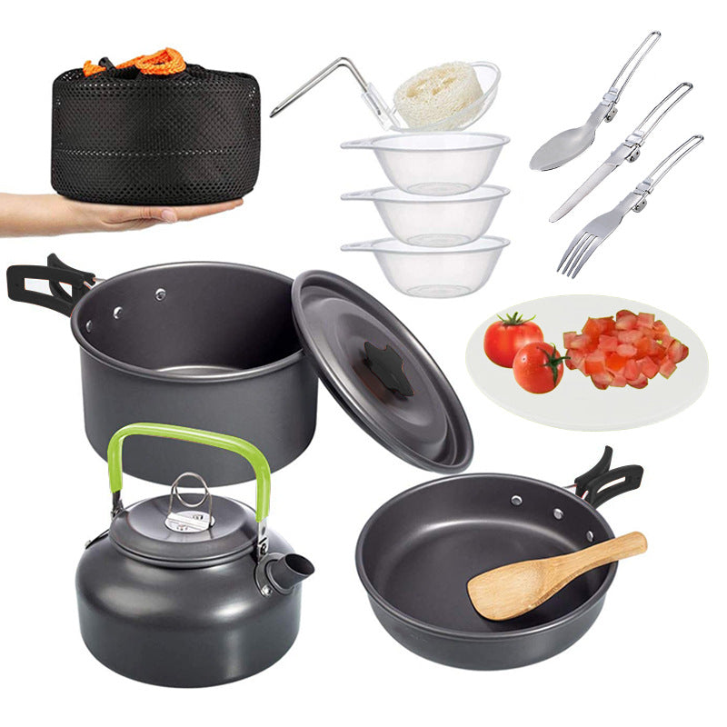 Folding Mini Camping Cookware Pot Set