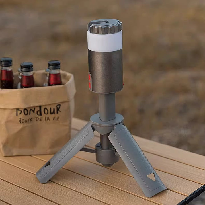 Portable Multi-Function Camping Lantern Aluminum Alloy Retractable Ambient Light