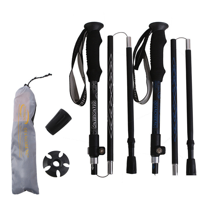 Five Section Folding Trekking Pole