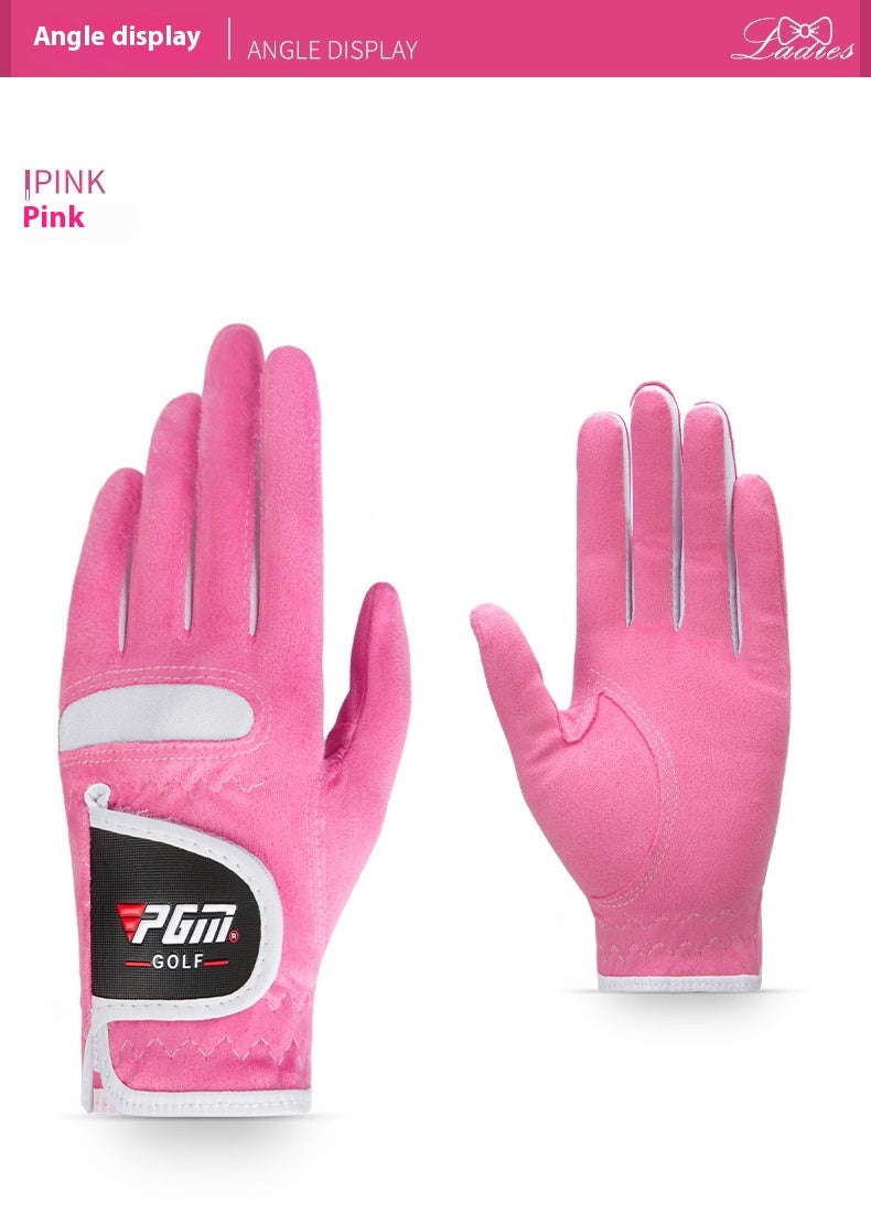 Women's Microfiber Golf Sports Gloves