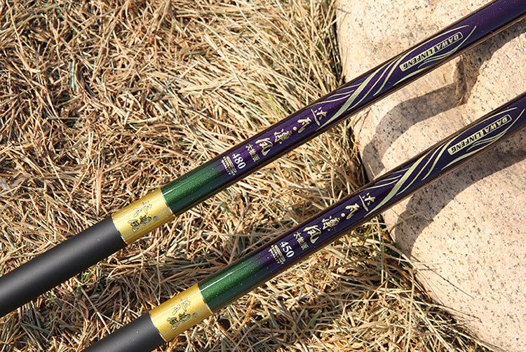 High Carbon Light Hard Fishing Rod 6H 19 Tune Short Pitch Black Pit Hand Rod