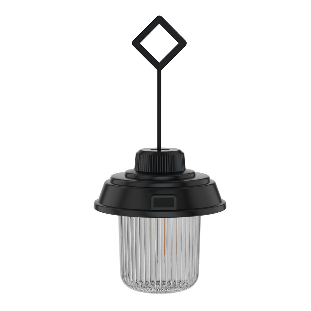 Retro Rechargeable Multi-Function Camping Lantern Portable Light