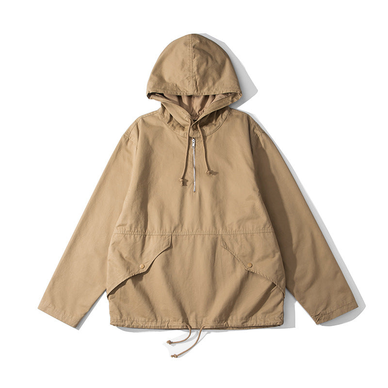 Hooded Camouflage Outdoor Parka Coat