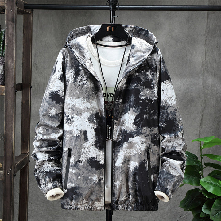 Men's Patchwork Camouflage Jacket