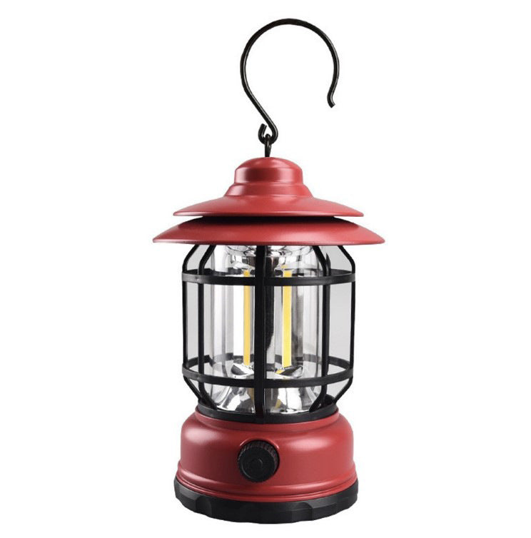 Vintage Rechargeable Revolving Camping Lantern Portable Tent Light