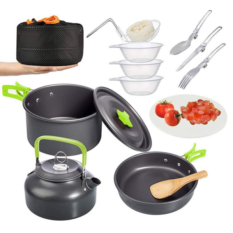 Folding Mini Camping Cookware Pot Set