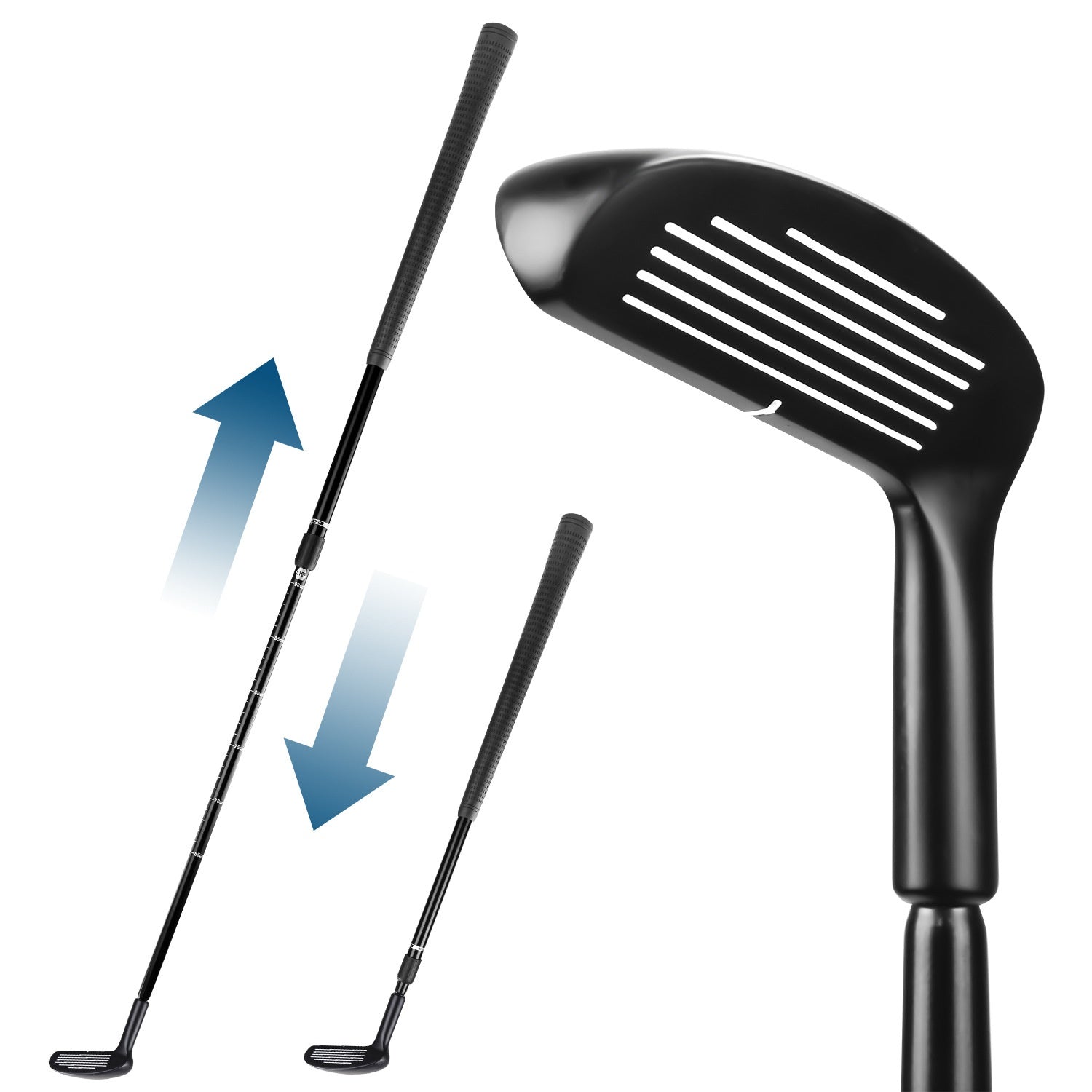 Telescopic Zinc Alloy Double Sided Golf Club
