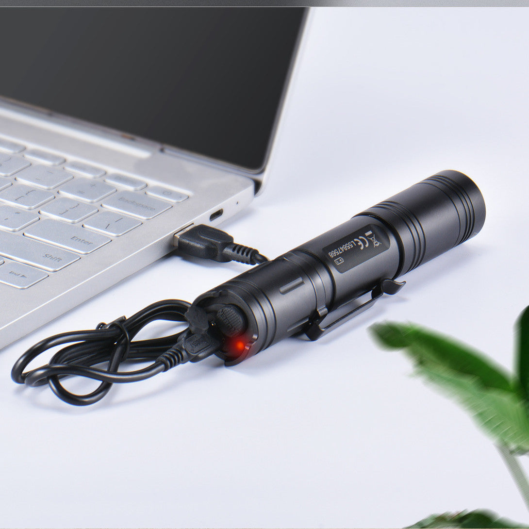 USB Rechargeable Camping High-Brightness Flashlight