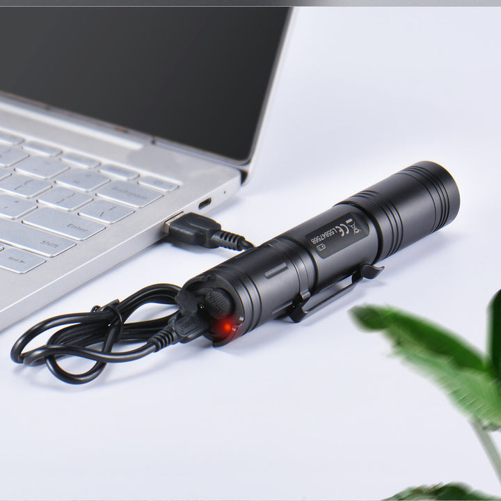 USB Rechargeable Camping High-Brightness Flashlight