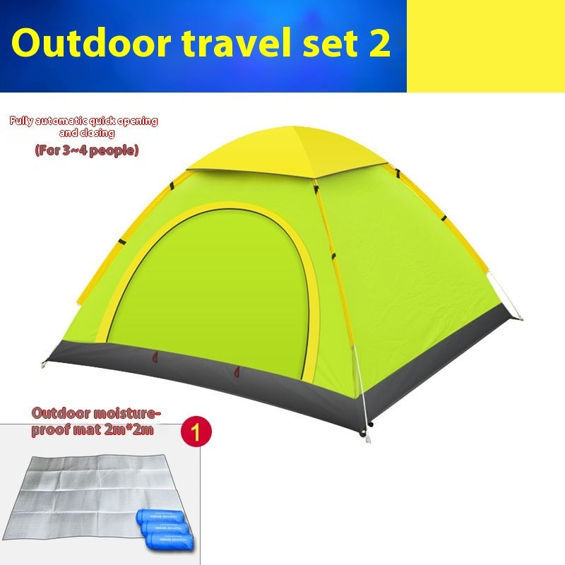 Automatic Double Door Multi Person Outdoor Camping Tent