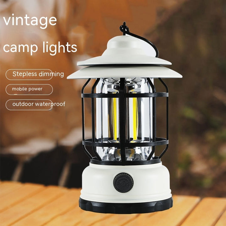 Retro Multi-Function Warm Light Camping Lantern