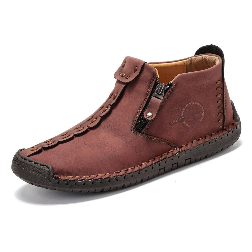 Men's Zipper Ankle Outdoor Hiking Boots