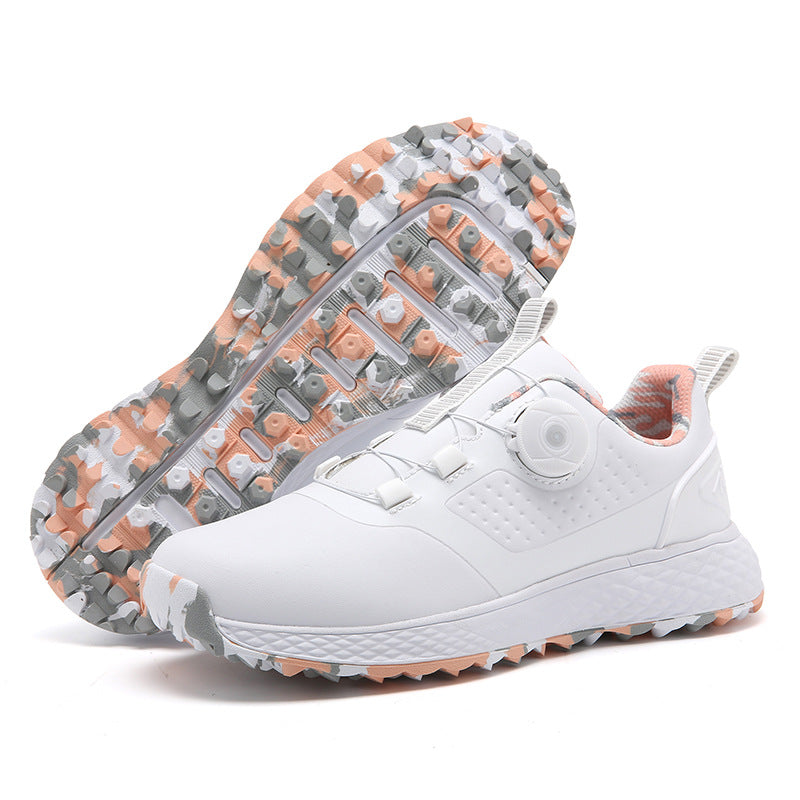 Waterproof Couple Golf Spiked Shoes