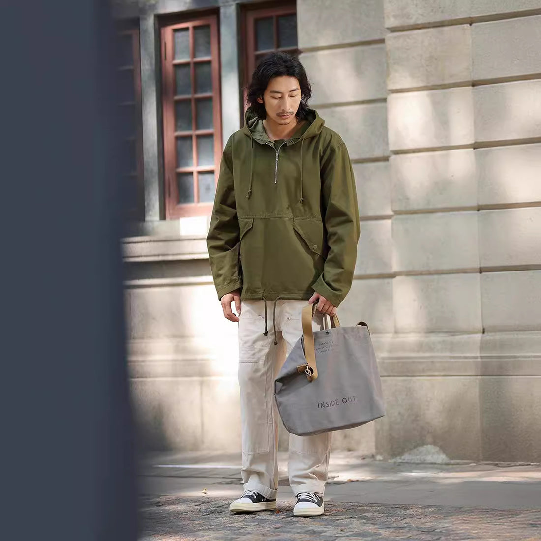 Hooded Camouflage Outdoor Parka Coat