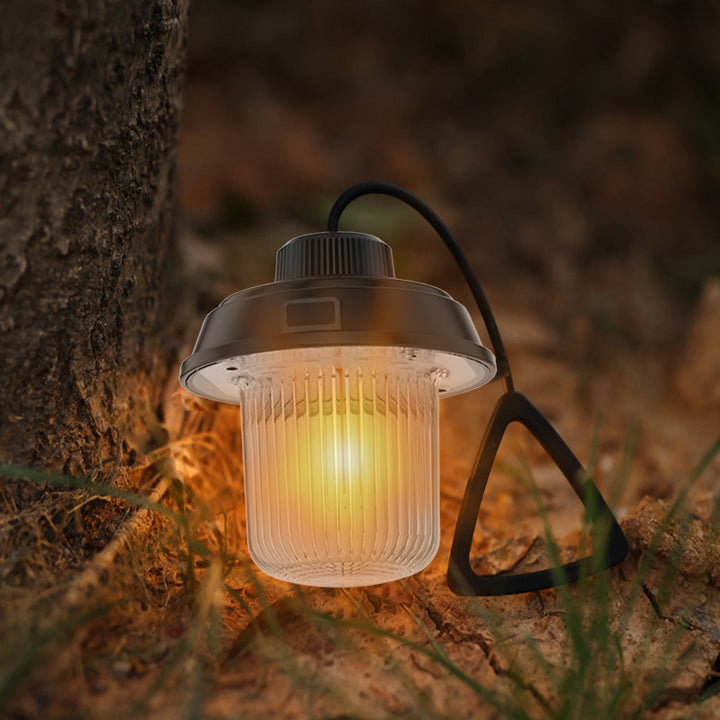 Retro Rechargeable Multi-Function Camping Lantern Portable Light