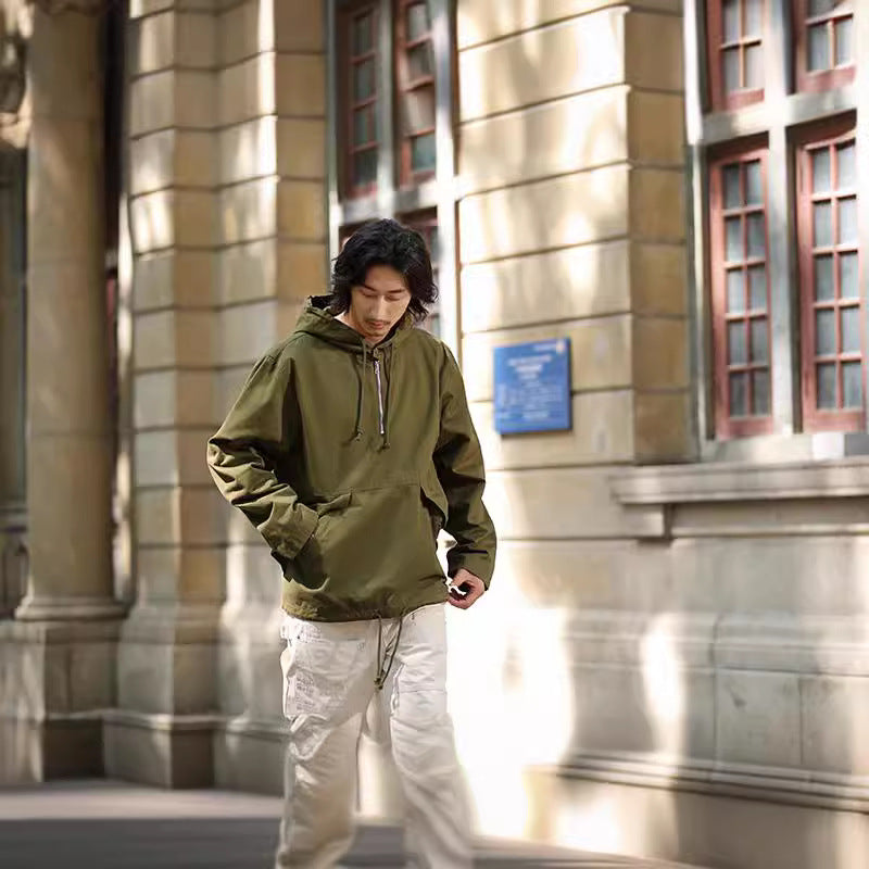 Hooded Camouflage Outdoor Parka Coat