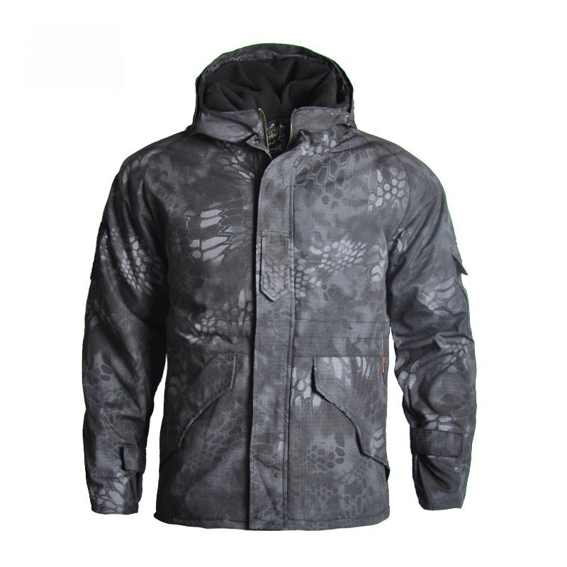 Men's Windproof Camouflage Tactical Fleece Jacket