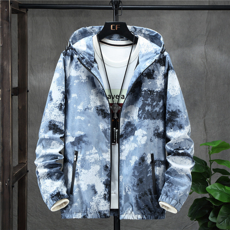 Men's Patchwork Camouflage Jacket