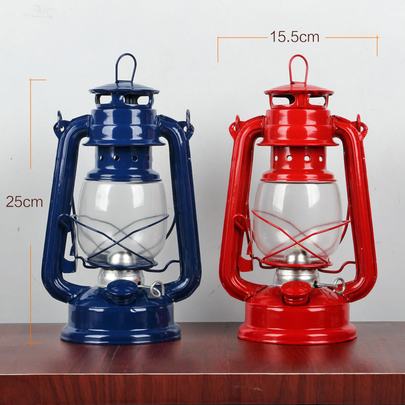 Retro Iron Portable Kerosene Camping Lantern