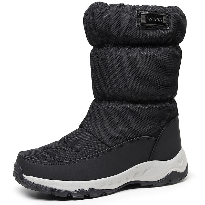Men's Waterproof Fleece-Lined Snow Boots For Hiking Ski