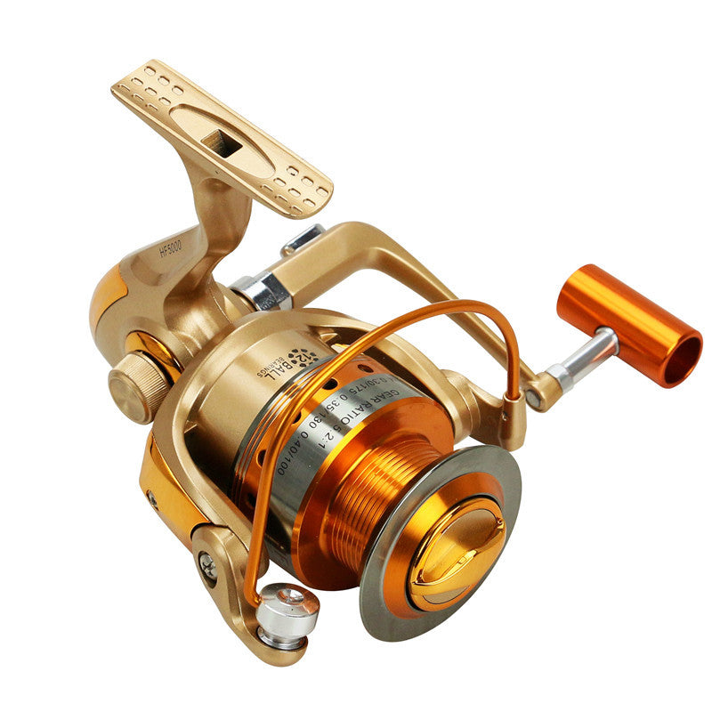 Metal Head Rocker Spinning Fishing Reel Sea Wheel