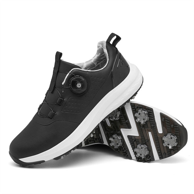 Waterproof Couple Golf Spiked Shoes