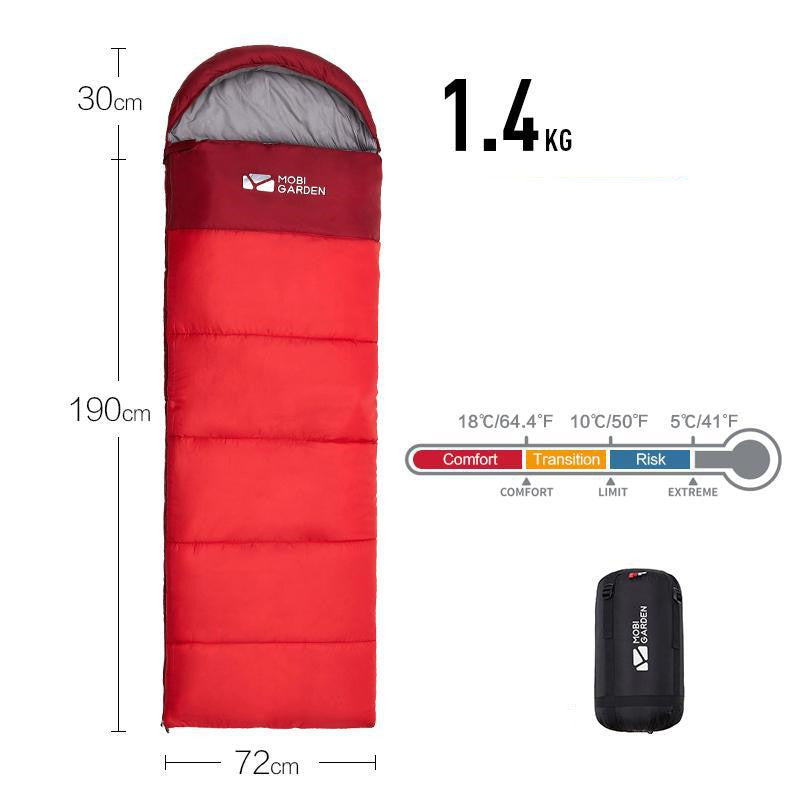 Mummy Sleeping Bag Thickened Winter Outdoor Camping
