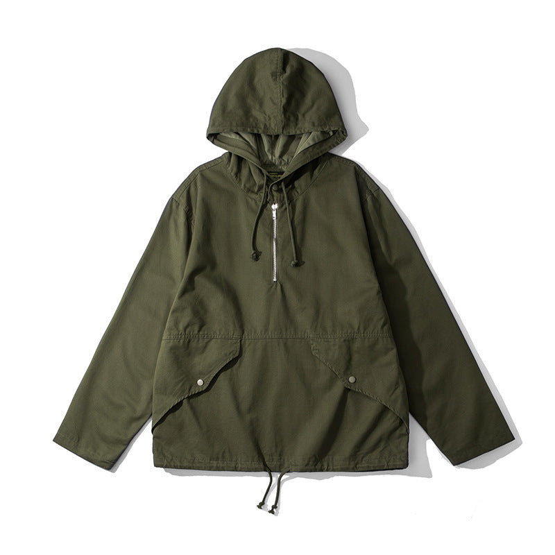 Hooded Camouflage Outdoor Parka Coat