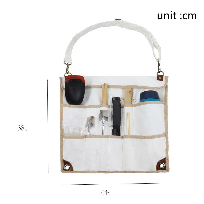 Camping Tableware Set With Utensils And Foldable Bag