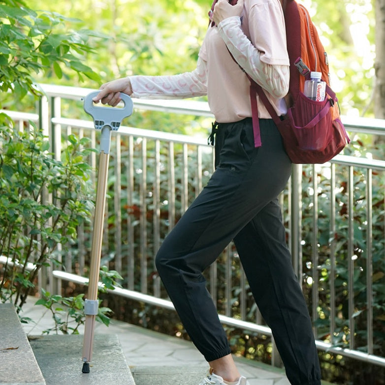 Folding Aluminum Alloy Trekking Crutch