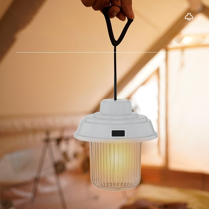Retro Rechargeable Multi-Function Camping Lantern Portable Light