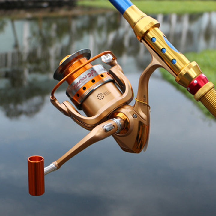 Metal Head Rocker Spinning Fishing Reel Sea Wheel