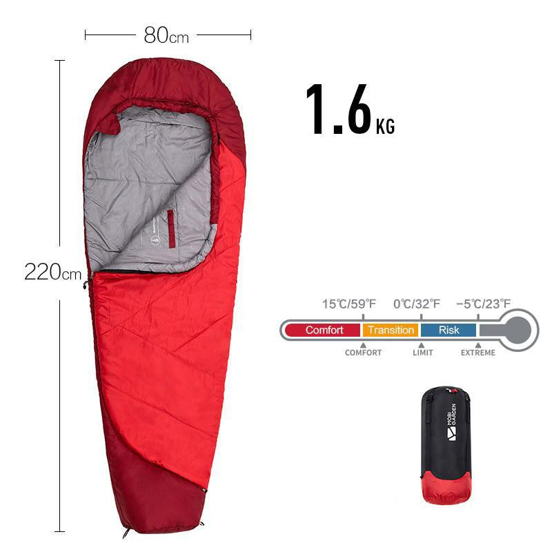 Mummy Sleeping Bag Thickened Winter Outdoor Camping