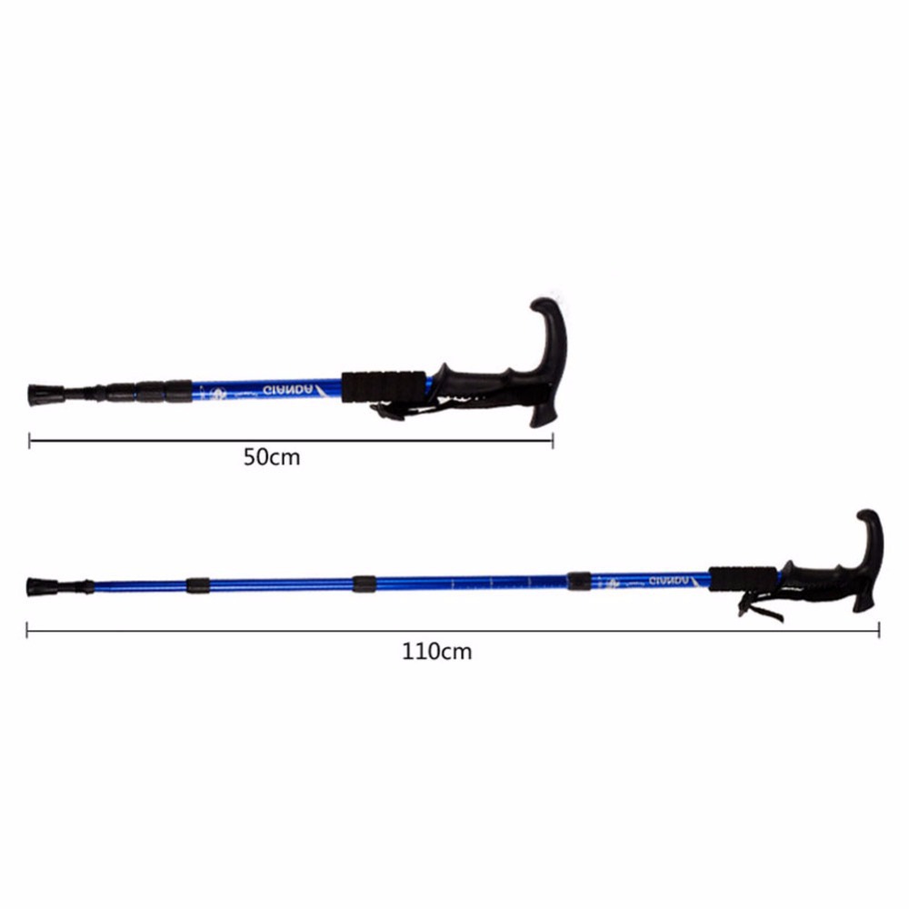 Professional Grade Retractable Aluminum Trekking Pole