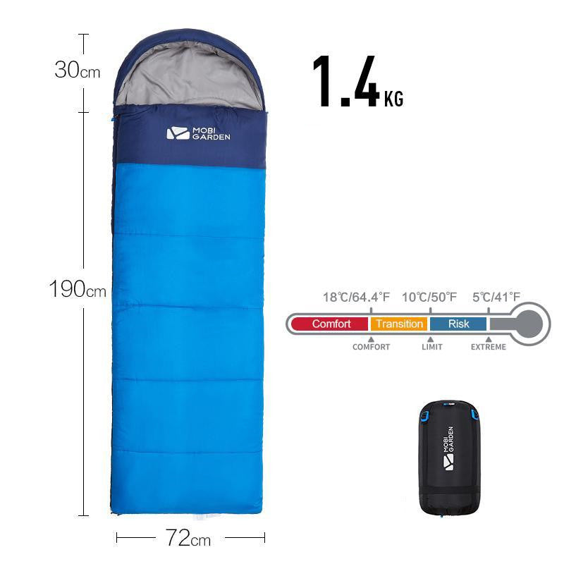 Mummy Sleeping Bag Thickened Winter Outdoor Camping