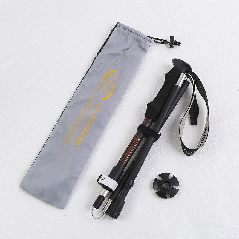 Five Section Folding Trekking Pole