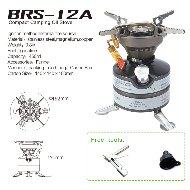 Heavy Duty Field Gasoline Camping Stove Outdoor Mountaineering Stove