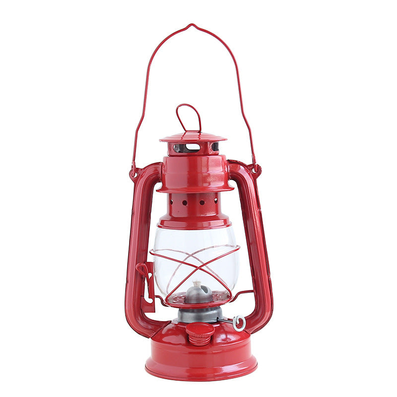 Retro Iron Portable Kerosene Camping Lantern