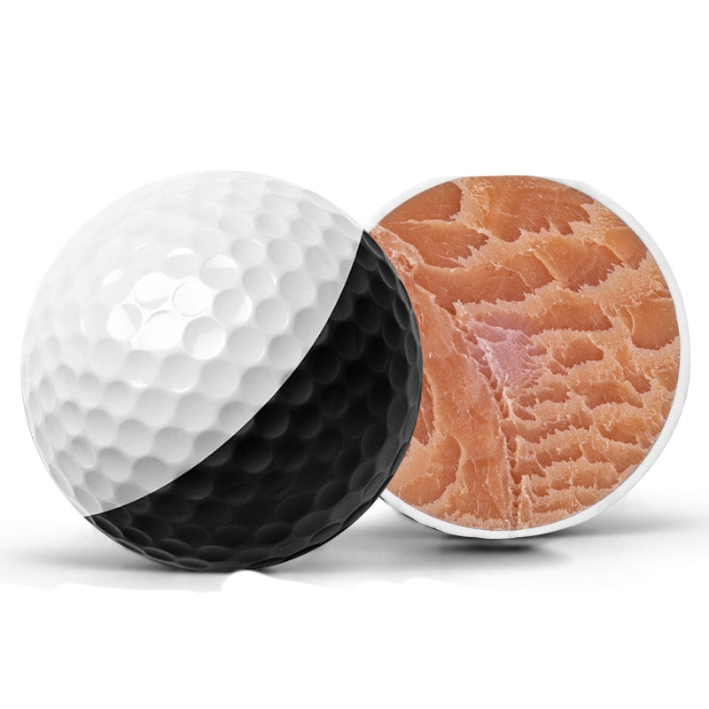 Two Tone Two Layer Golf Practice Putter Ball