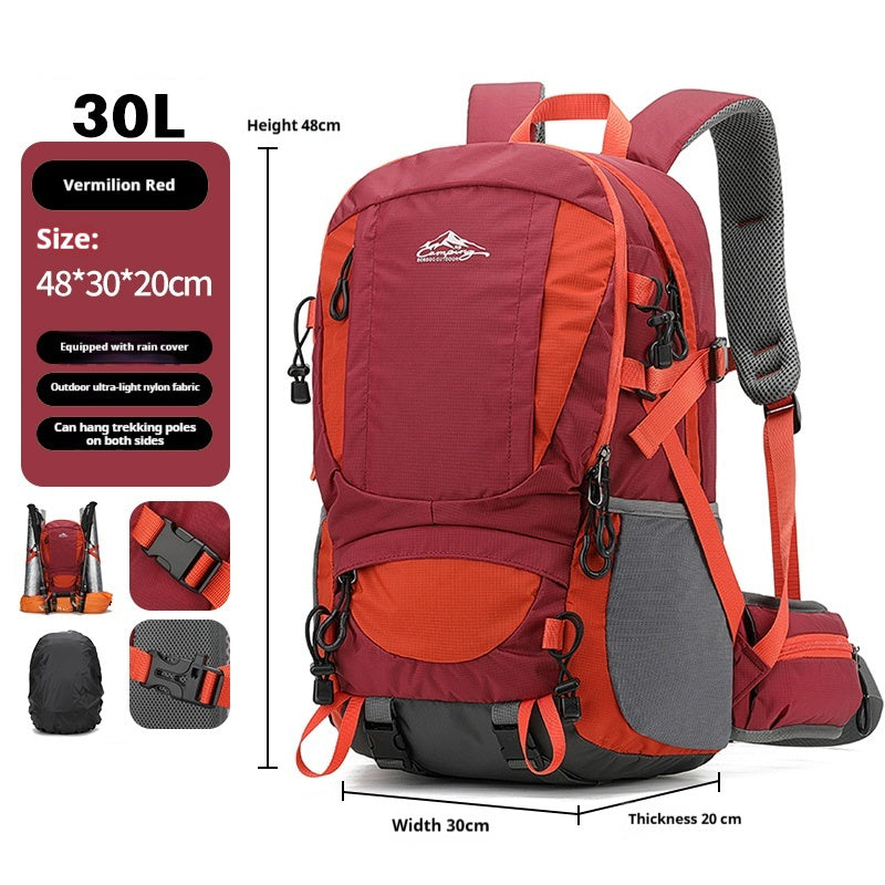 Large Capacity Lightweight Men's Hiking Backpack