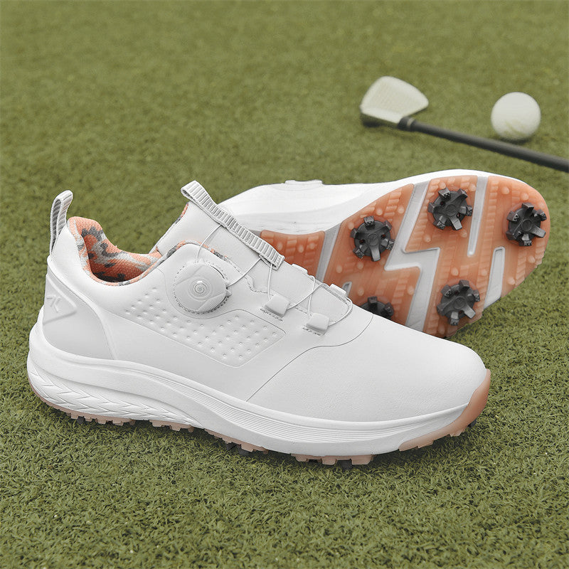 Waterproof Couple Golf Spiked Shoes