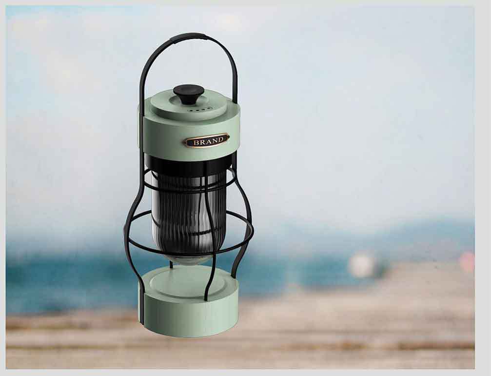 Vintage USB Rechargeable Camping Lantern Tent Light